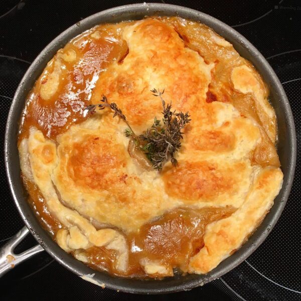 Chicken Pot Pie with Golden Puffs Herby Mixed Mushrooms - Haemi YH