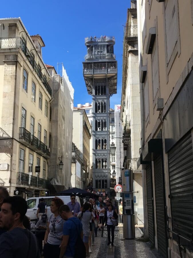 Landmark Elevator in Lisbon, Portugal