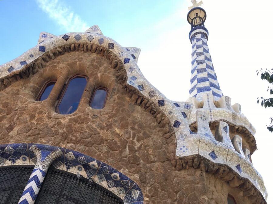 Park Guell Gaudi Building - Barcelona, Spain